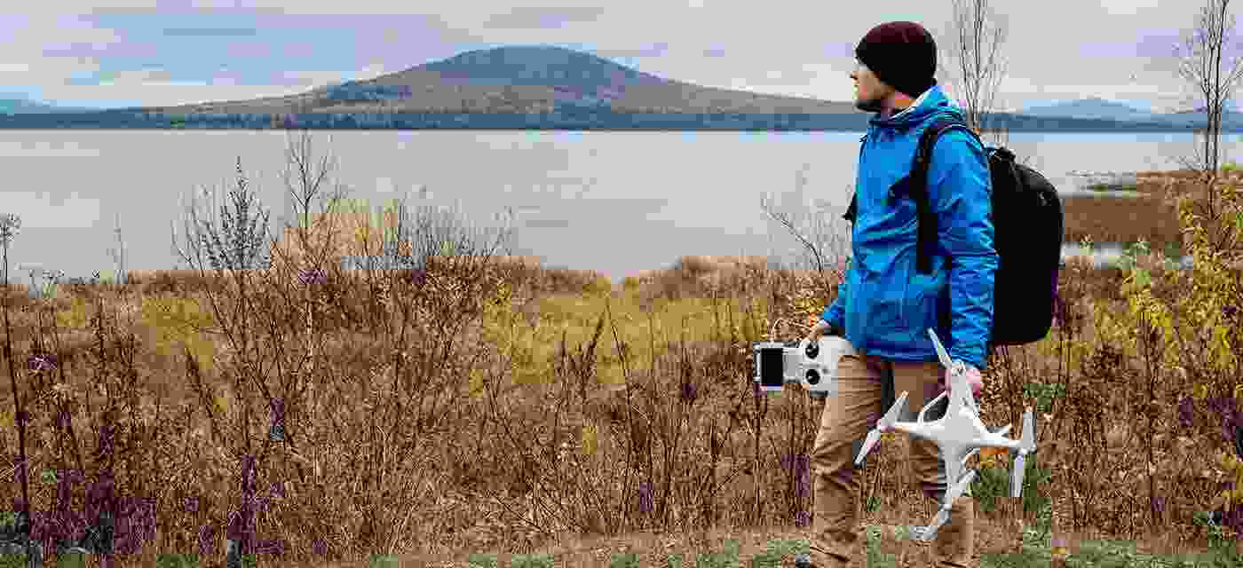 Obtain one-of-a-kind views of the planet through drone